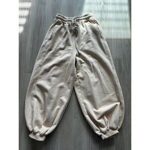 Nap Women's Balloon Cotton Sweatpants Jogger Drawstring Lounge Pants‎ size Small